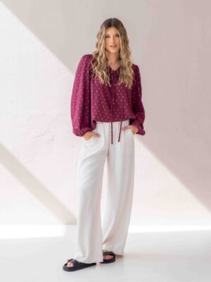 Spodnie AUDREY OATMEAL