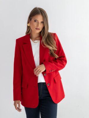 Wełniana marynarka BLAIR RED