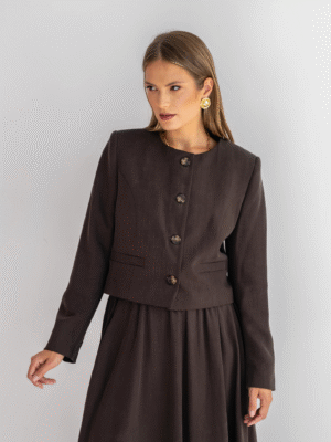 Krótka marynarka CLARA BROWNIE