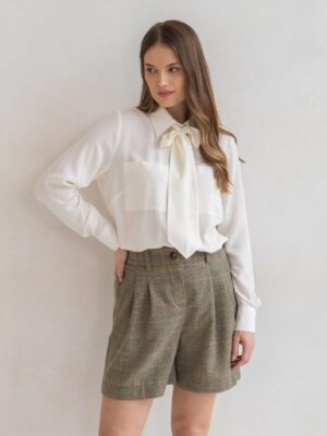 Wełniane spodenki LILY OLIVE GREEN