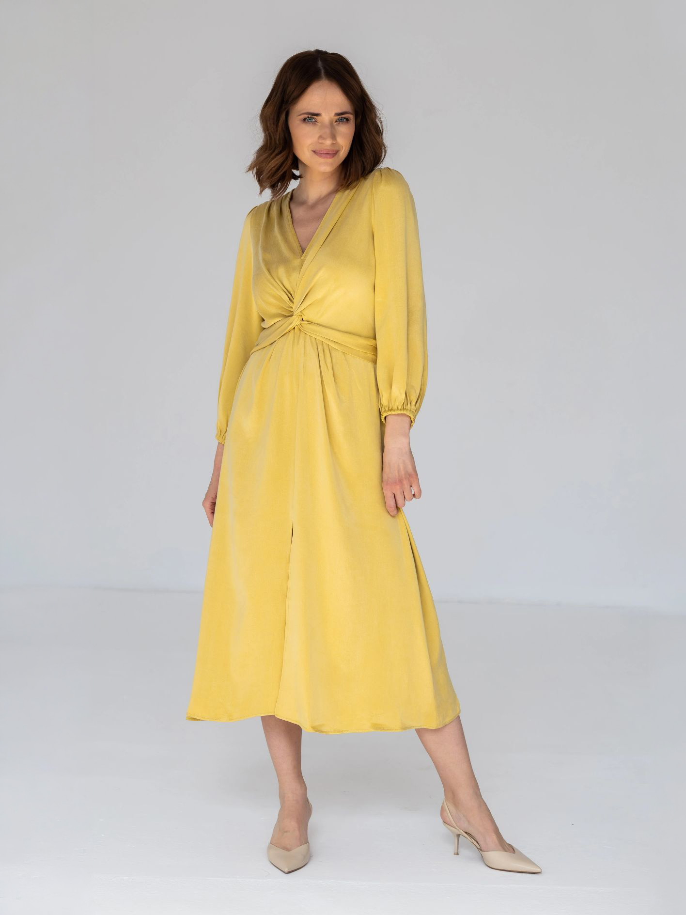 Sukienka z węzłem ALEXA AMBER - S