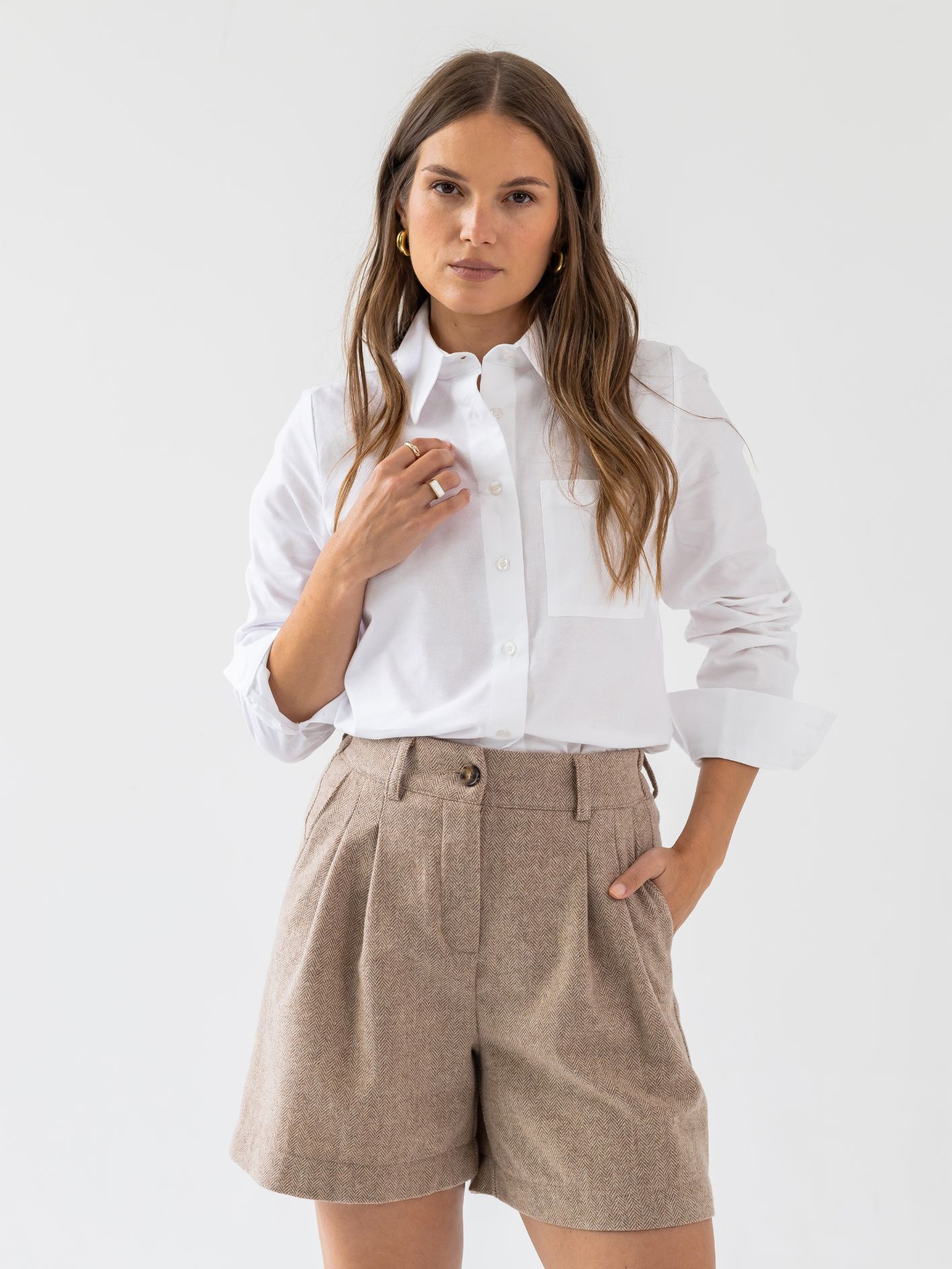 Wełniane spodenki LILY TWEED