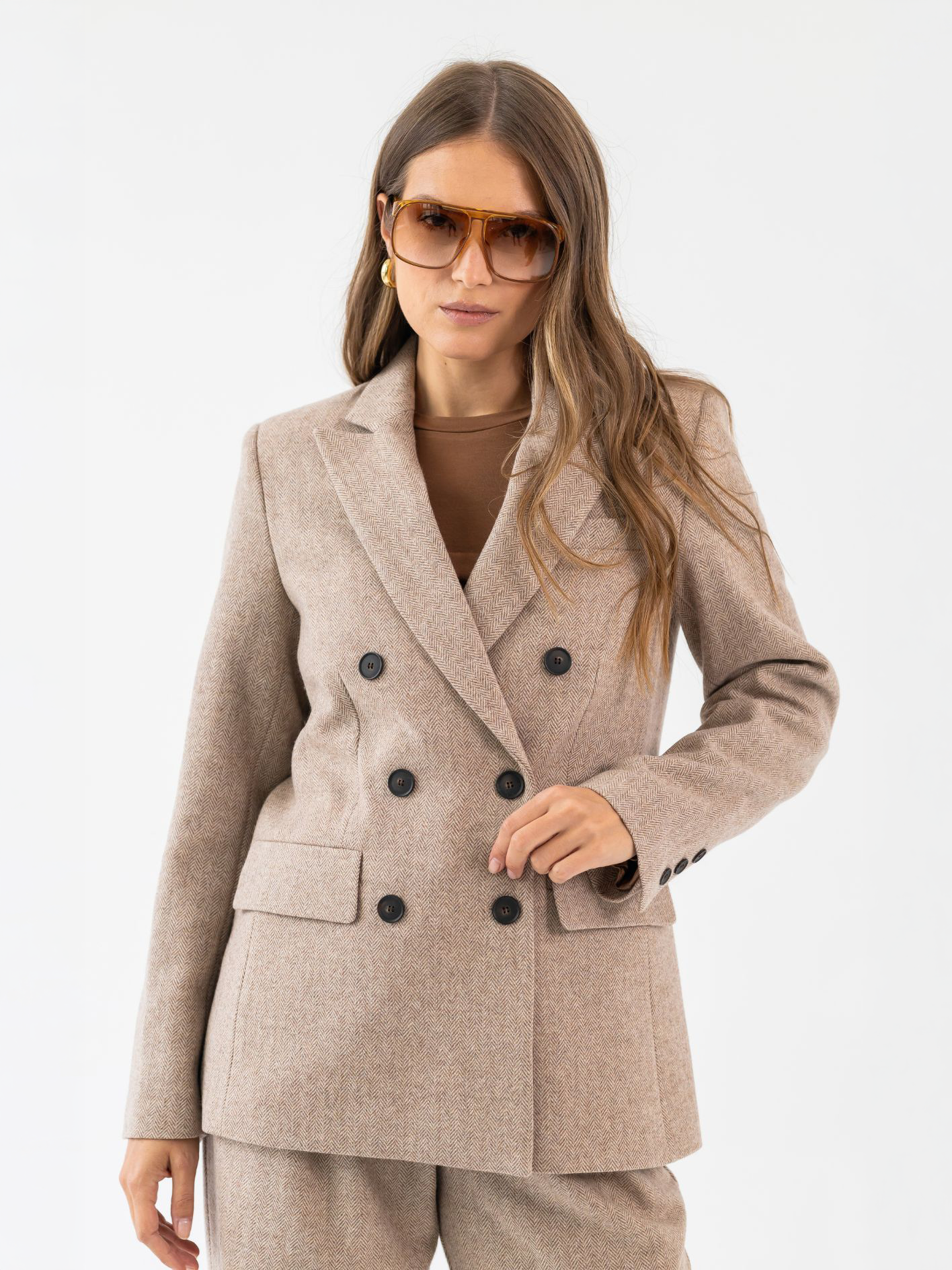 Wełniana marynarka NADIA TWEED